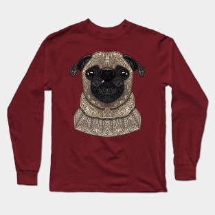 Little fawn pug Long Sleeve T-Shirt